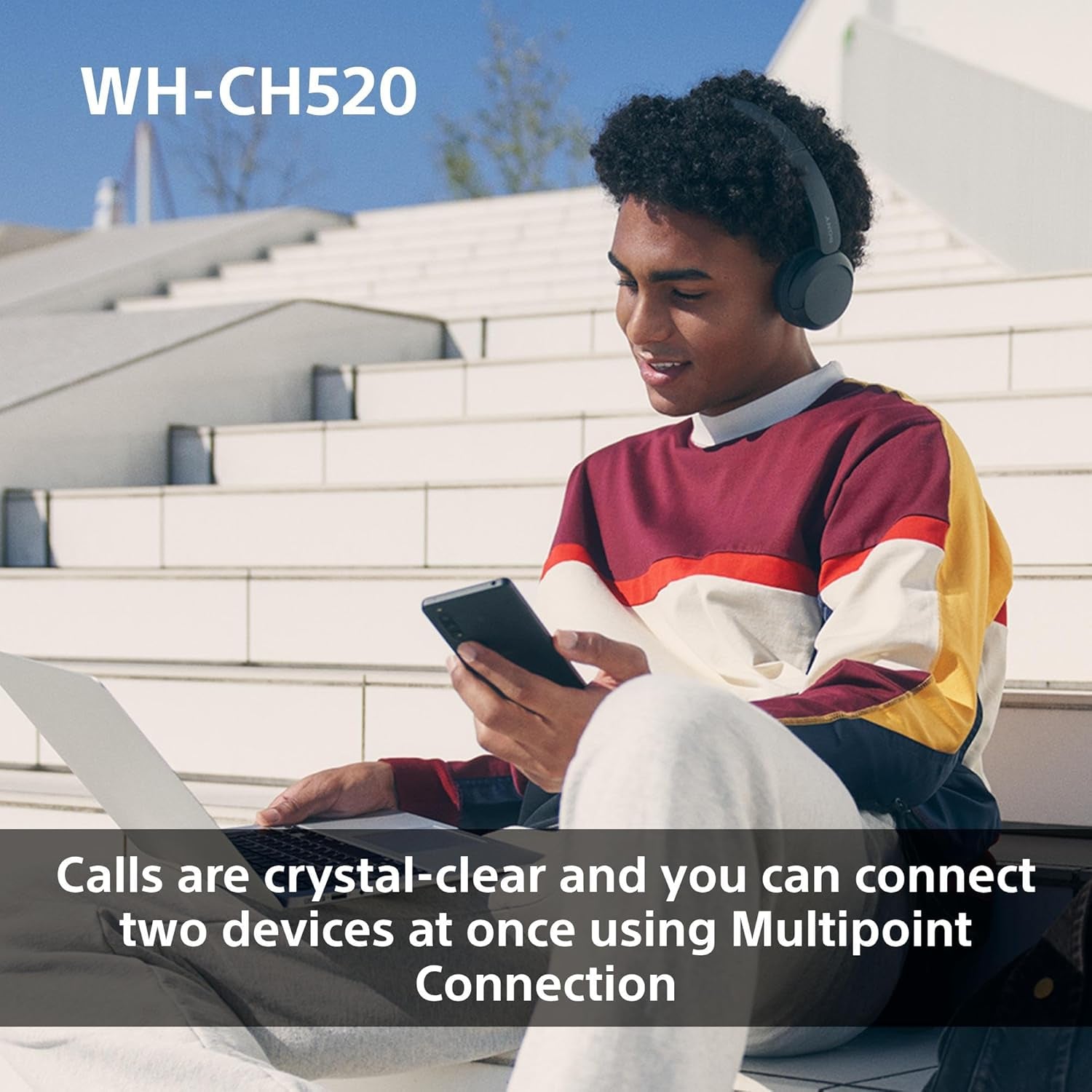WH-CH520 Wireless oid - Pink