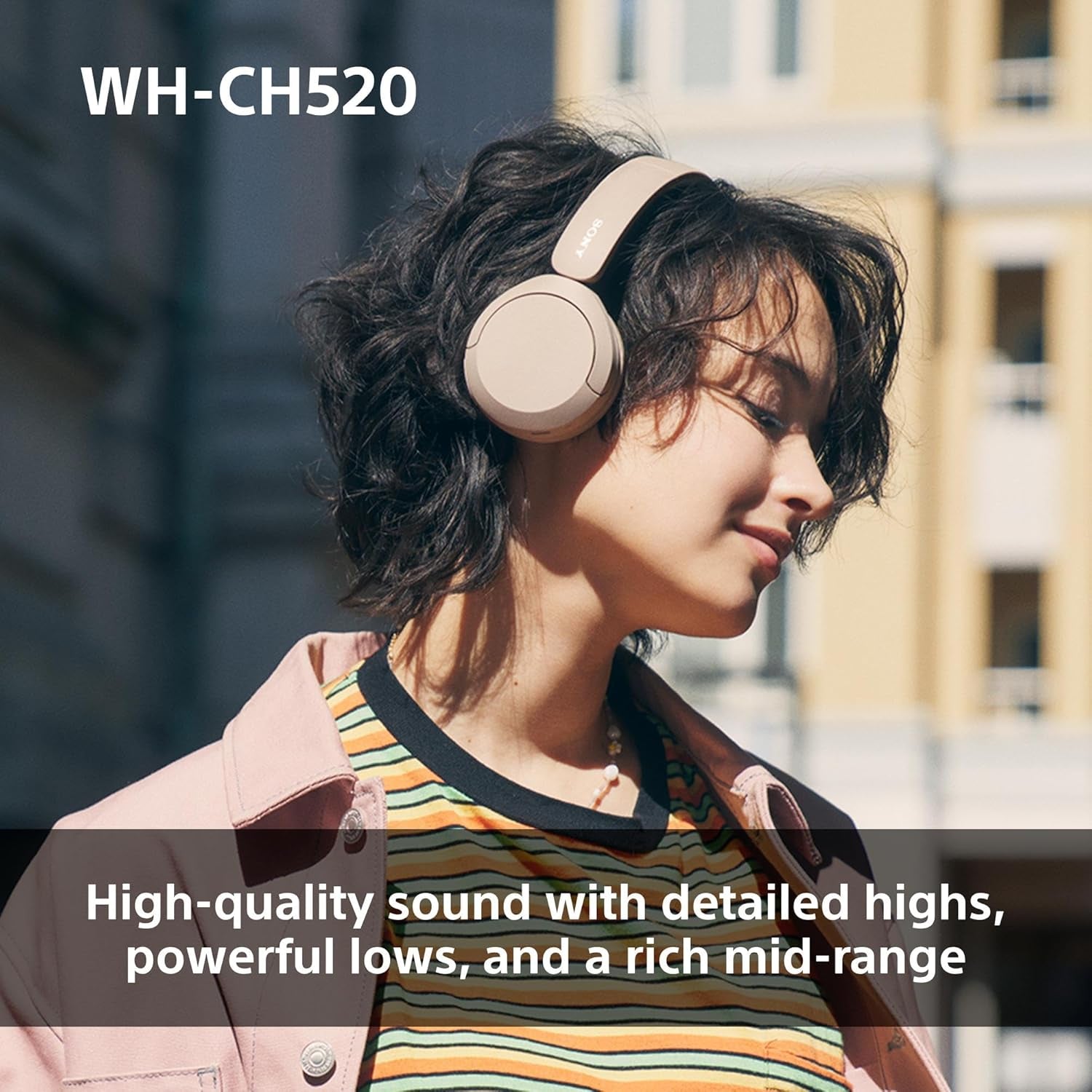 WH-CH520 Wireless oid - Pink