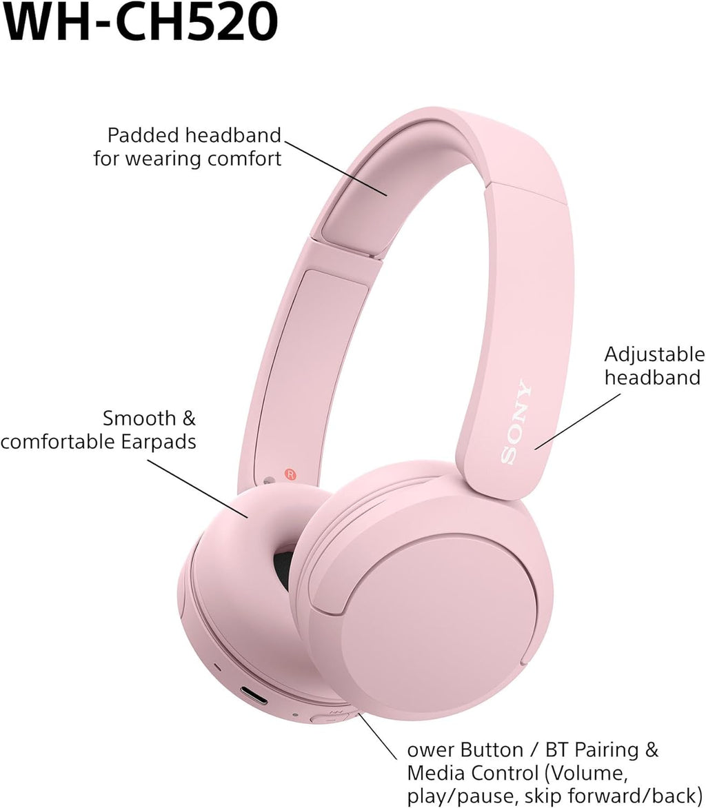 WH-CH520 Wireless oid - Pink